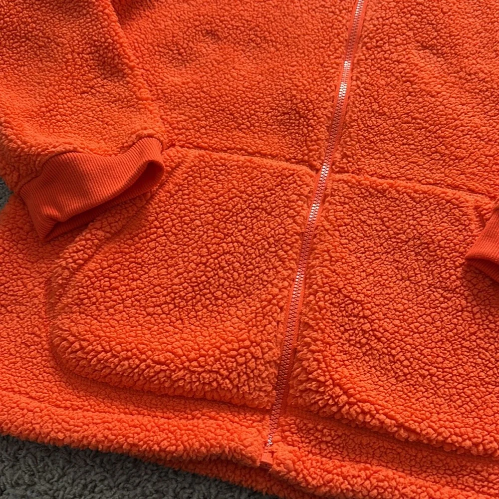 Columbia Rugged Ridge II Full Zip Sherpa Orange Fleece Jacket